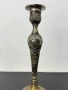 Богато орнаментиран бронзов свещник. №8119, снимка 2