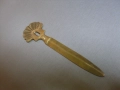 Бронзов нож за писма- кама., снимка 3