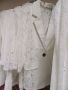 Бяло дамско сако с дантела, снимка 8