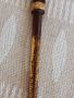 Много рядък бастун с тристранно острие с клеймо"Толедо"дръжка от рог, снимка 8