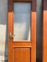 Дървена интериорна врата с прозорец 196,5x67, снимка 1