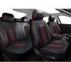 Тапицерия за кола - 5 части /К-Т Черно / Червено, снимка 2