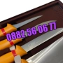 Комплект от професионални месарски ножове и сатър 5 части + подарък брус за заточване, снимка 4