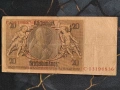 Райх банкнота - Германия - 20 марки | 1929г., снимка 2