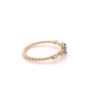 Златен дамски пръстен 1,38гр. размер:57 14кр. проба:585 модел:23799-3, снимка 3