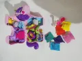 Polly Pocket Micro, парти комплект еднорог, играчка розов еднорог с лилава коса, 25 играчки изненади, снимка 7