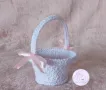 Декоративна плетена кошничка, снимка 4