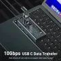 USB C хъб за лаптоп, 7 в 1 10Gbps USB C към USB C хъб, снимка 5