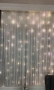 Коледна завеса от лампички – 320 LED светлини (3 м × 3 м) , снимка 7