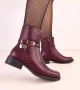 Дамски боти до глезена с катарама и катинар Zema, 2цвята , снимка 7