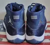 Nike Air Jordan 11 Retro Midnight Navy Metallic Silver, 44 номер, снимка 4