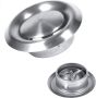 100 мм кръгъл метален капак на вентилация НОВ, снимка 1 - Други стоки за дома - 45681442