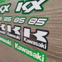 Стикери Кавазаки Kawasaki KX 85 - 20бр. /лист А4/, снимка 4 - Аксесоари и консумативи - 45301686