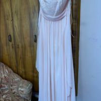 Бална рокля L размер цвят праскова, снимка 4 - Рокли - 45761771