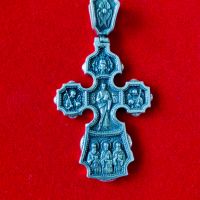 Голям сребърен кръст, православен кръст, кръст от сребро, сребро 925, снимка 1 - Колиета, медальони, синджири - 45776948