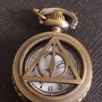 Мини джобен часовник красива орнаментика перфектно състояние 44911, снимка 2 - Джобни - 45382276