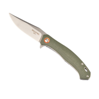 Сгъваем нож Dulotec K213 - зелен 8Cr13Mov неръждаема стомана, снимка 2 - Ножове - 45007409