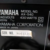 Yamaha AX-540 Stereo Integrated Amplifier, снимка 7 - Ресийвъри, усилватели, смесителни пултове - 45791030