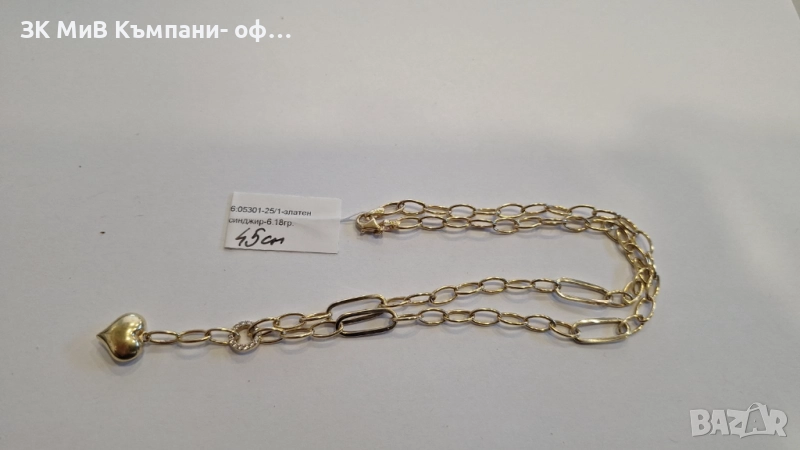 Златно колие 6.18гр 05301-25, снимка 1