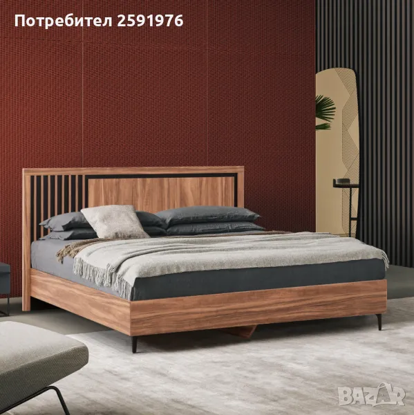 Двойно легло Puzzle-home HM688, Меламин, 164x204x100Hcm., снимка 1