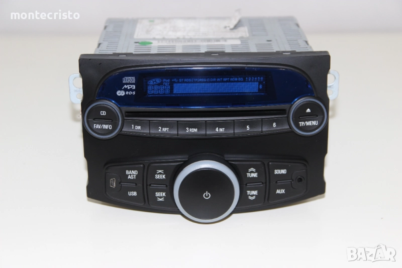 CD RADIO AUX USB плеър Chevrolet Spark M300 (2010-2015г.) 95986359 / 95 986 359 Радио, снимка 1