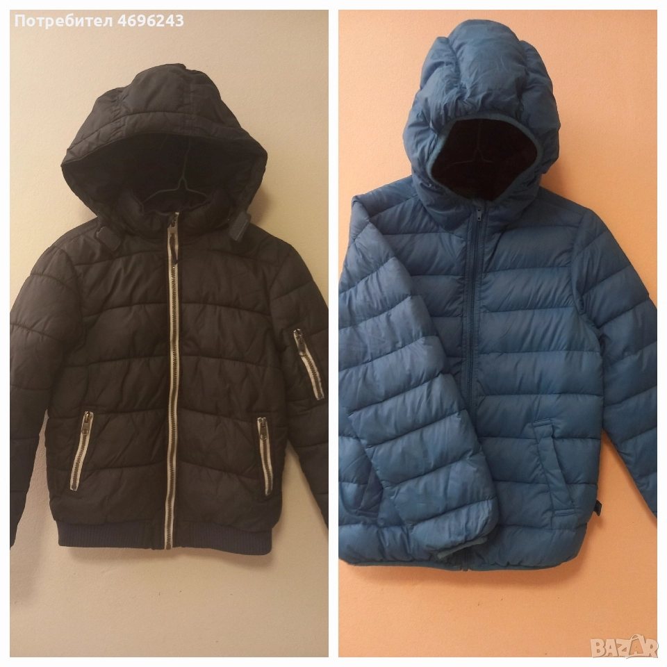 Две детски зимни якета 140 см, снимка 1