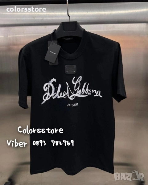 Мъжка Черна тениска Dolce&Gabbana/IM58x, снимка 1
