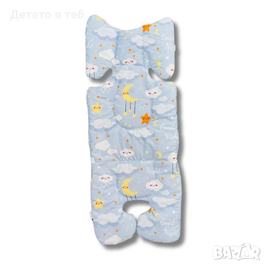Постелка за количка супер сини облаци, снимка 1