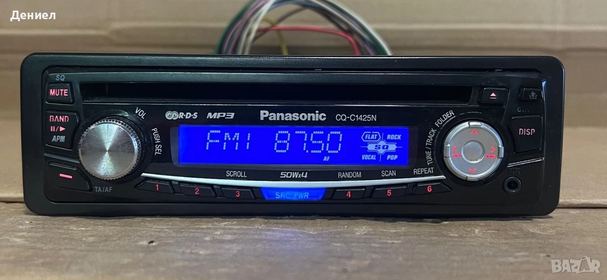PANASONIC CQ-C1425N CD-MP3 Player Автокасетофон, снимка 1