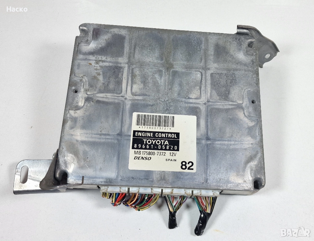 Компютър ECU Toyota Avensis T25 2.2 DCAT 177 кс Тойота Авенсис 2003г-2008г 89661-05820 MB175800-7372, снимка 1