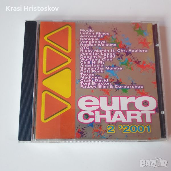eurochart 2 '2001 cd, снимка 1
