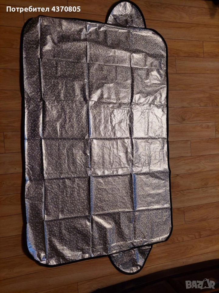 Покривало за предно стъкло на автомобил "Предпазва от замръзване и лед"/Размери: 183* 147* 116 см., снимка 1