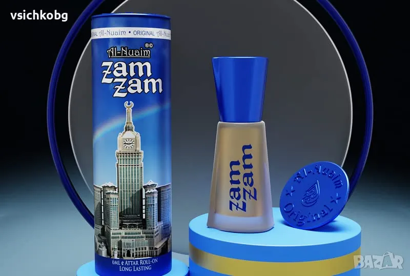 Парфюмно масло  Zam Zam  от Al Nuaim  Roll on 6 ml праскова, ягода, кокос, малина, виолетка,портокал, снимка 1