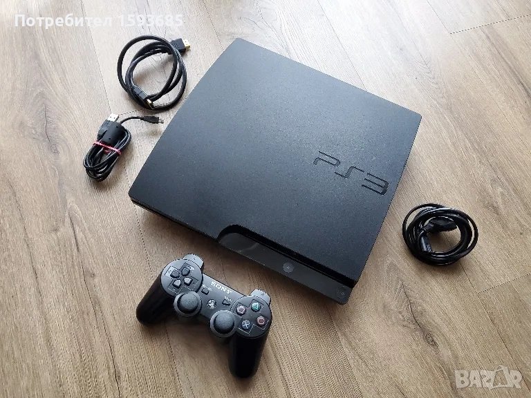 Хакнат Playstation 3 Slim с много игри, снимка 1