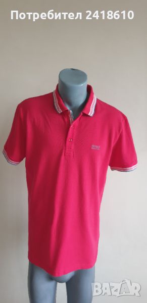 Hugo Boss Paddy Pique Cotton Regular Fit Mens Size L ОРИГИНАЛНА Тениска!, снимка 1