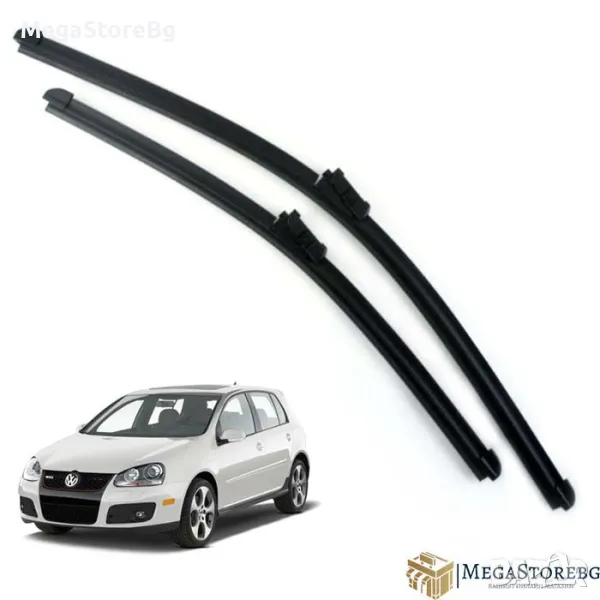 Предни чистачки за VW Golf V / Passat 6 / Jetta 09 / Touran 2бр/к-т, снимка 1