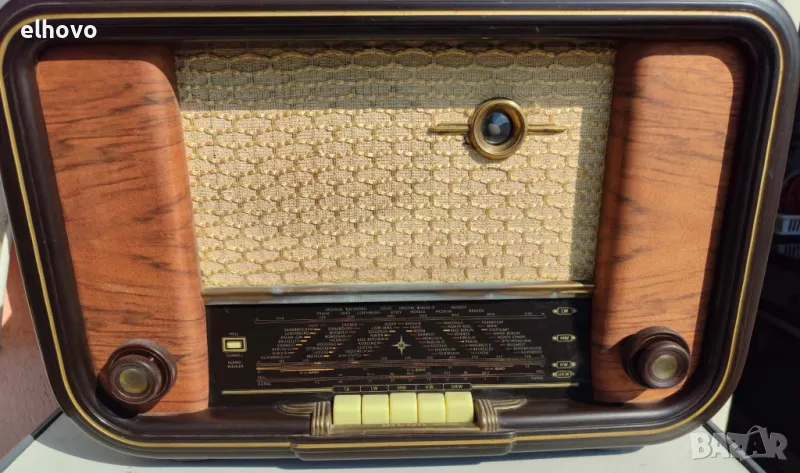 Старо лампово радио Wega Herold 54, снимка 1