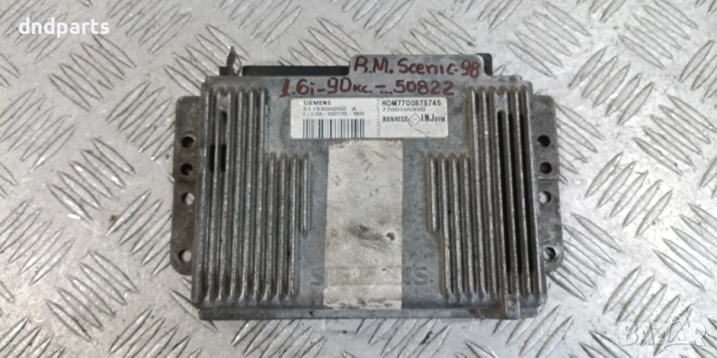 Компютър Renault Megane Scenic 1.6i 90hp 1998г. S115300202A 7700875745 , снимка 1
