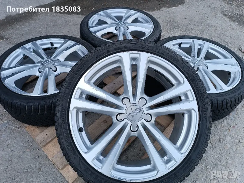 Лети джанти 18ки 5х112 Audi + зимни гуми 225/40/18 GoodYear, снимка 1