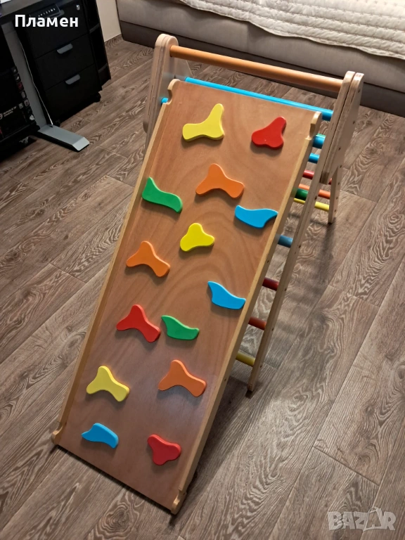 Сгъваем Пиклер Триъгълник с Рампа Wooden Magic, снимка 1