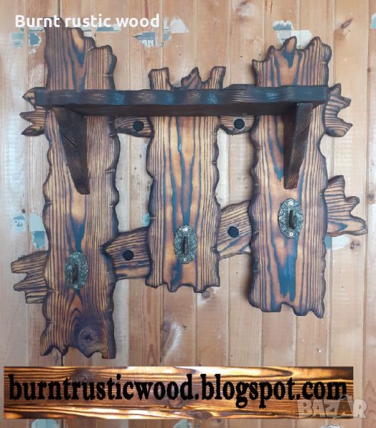       Дървена закачалка, снимка 1