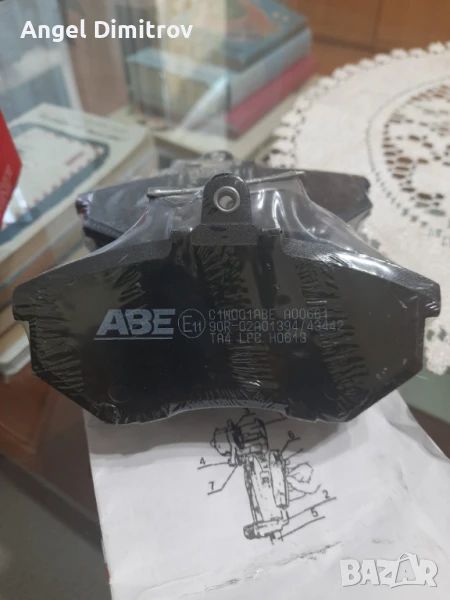 Продавам предни накладки за AUDI -100 /C 2/  100-115 k.c-1,9\ седан-431,433,434/  115 кон. сили, снимка 1