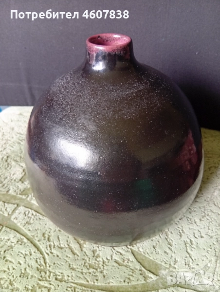 Керамична глинена ваза СБХ 15-15 см, снимка 1