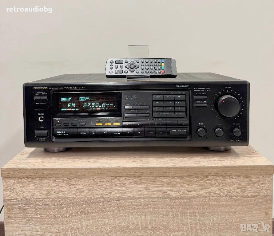 💥Качествен и мощен транзисторен стерео усилвател - ресивър ONKYO TX-9031RDS + дистанционно 💥, снимка 1