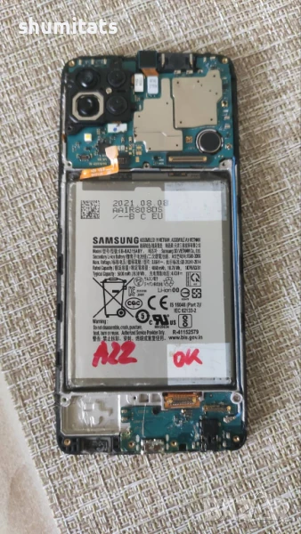 Samsung A22 4g работещи платка и батерия, снимка 1