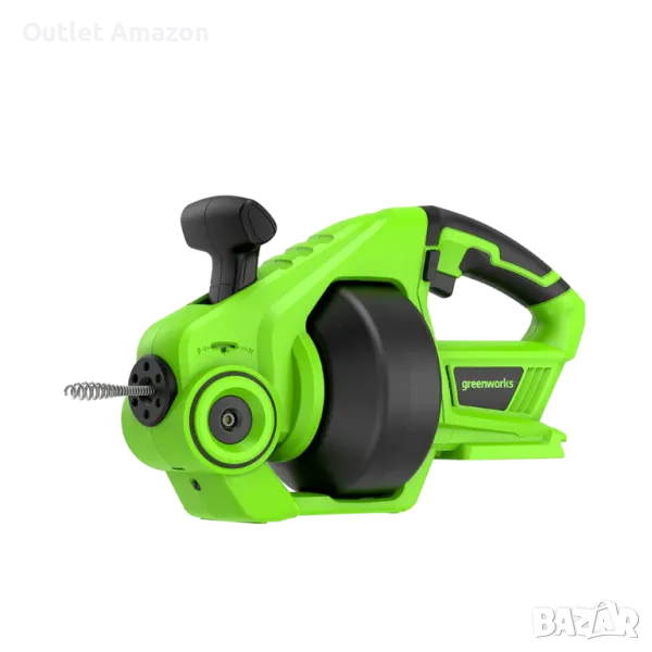 Уред за почистване на канали с 24V батерия Greenworks G24DA, снимка 1