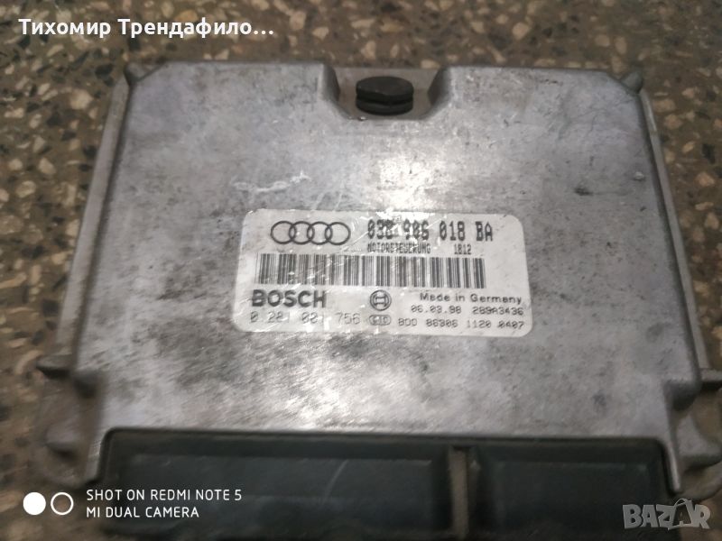 ECU компютър AUDI A3 1.9 TDI AFN, 110h.p 0 281 001 756, 0281001756, 038 906 018 BA, 038906018BA, снимка 1