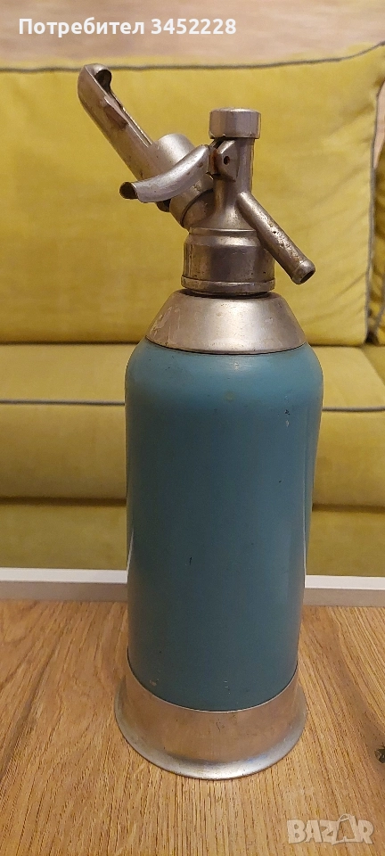 бутилка за газиране от соца за колекционери , снимка 1