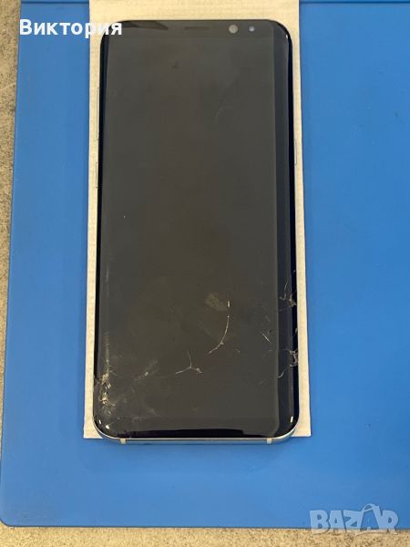 Samsung S8 plus с неработещ дисплей и счупен заден капак, снимка 1