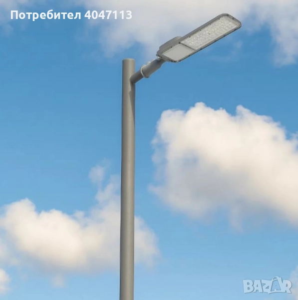 LED улична лампа 100W (икономия на ток до 80%), снимка 1